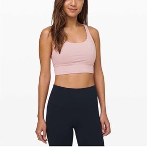 Lululemon Energy Bra Longline *Ribbed Luxtreme smoky blush Size : 4